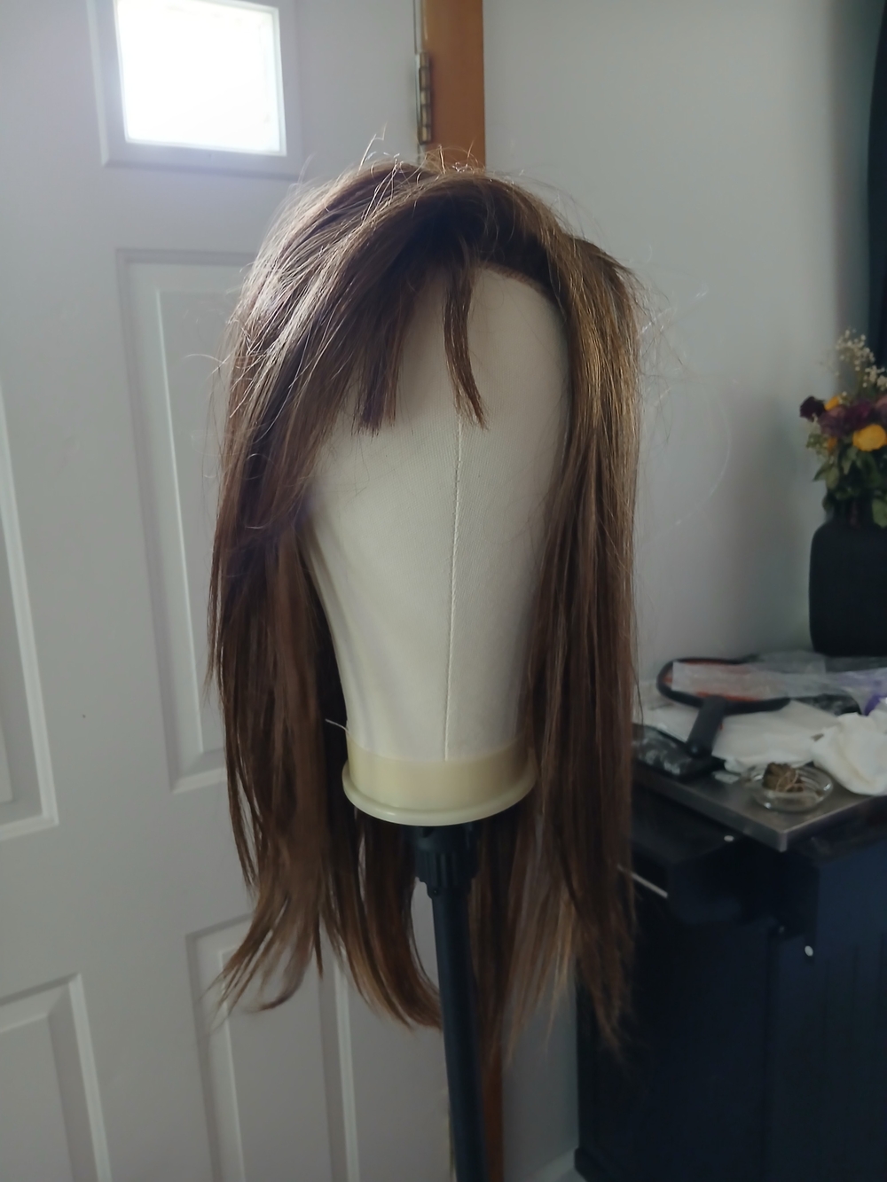 Glueless Outre Perfect Hairline Lace Frontal Synthetic Wig | Swoop 1 | 13x4